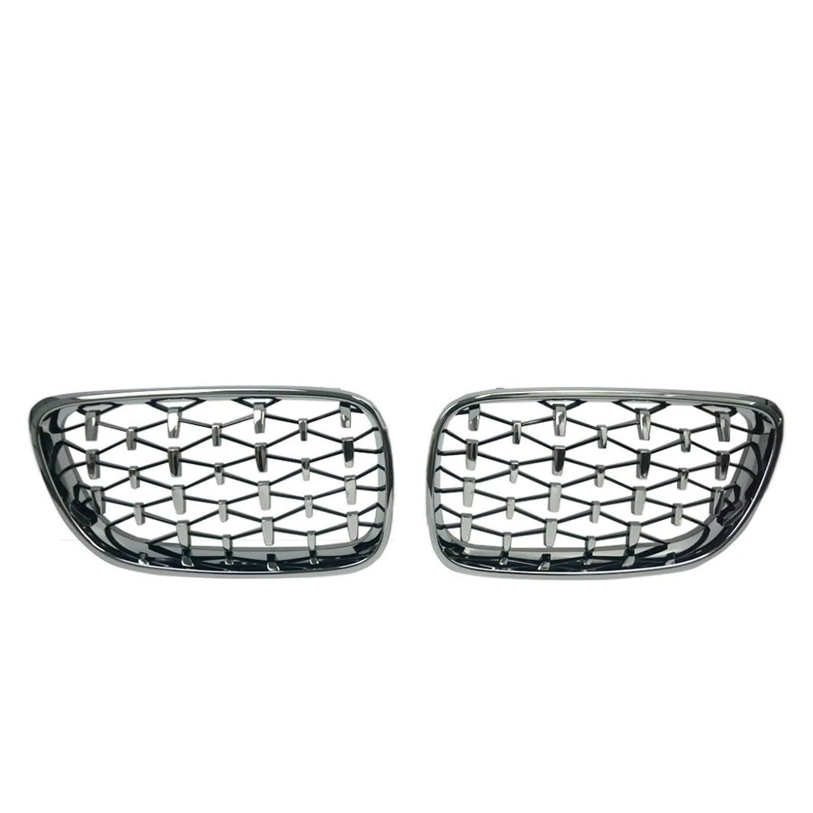 Front Kühlergrille Für 2er F22 F23 F87 Für M2 2014 2015 2016 2017 2018 2019 Auto Front Nierengrill Renngrill Silbergitter Kühlergrill Vorne(Silber) von Drkxdt