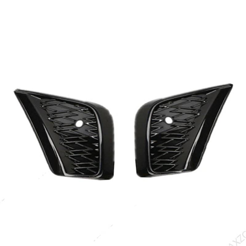 Front Kühlergrille Für Lexus Für NX300h 2018 2019 2020 2021 1 Paar Auto Frontstoßstange Nebelscheinwerfer Kühlergrill Nebelscheinwerfer Abdeckung Zierblende Kühlergrill Vorne von Drkxdt