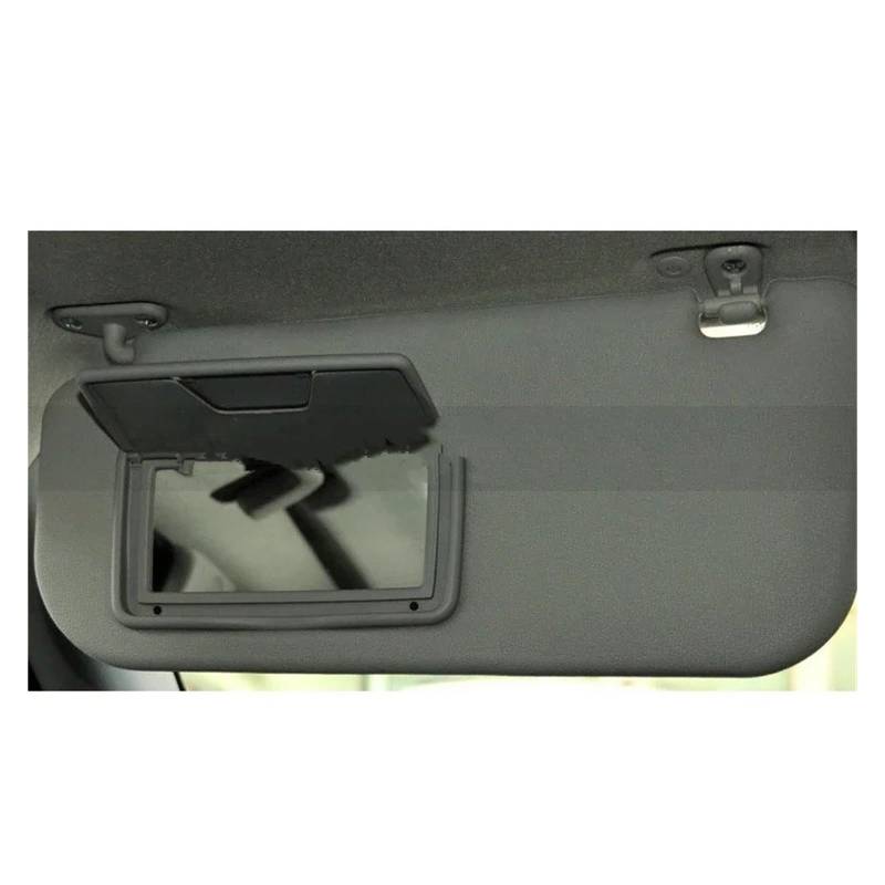 Visier 1 STÜCK Für Mitsubishi Für Montero Sport Auto Innensonnenblende Sonnenblende Antiblend Sonnenschutz Sonnenschutzdach Mit Spiegel Sonnenblende(Gray LH) von Drkxdt