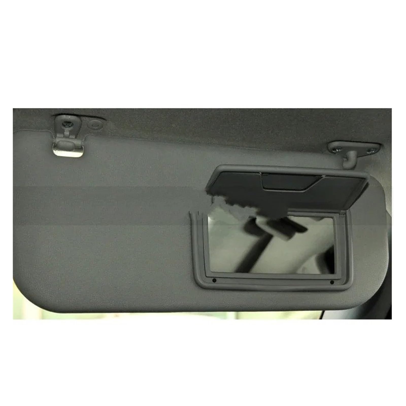 Visier 1 STÜCK Für Mitsubishi Für Montero Sport Auto Innensonnenblende Sonnenblende Antiblend Sonnenschutz Sonnenschutzdach Mit Spiegel Sonnenblende(Gray RH) von Drkxdt
