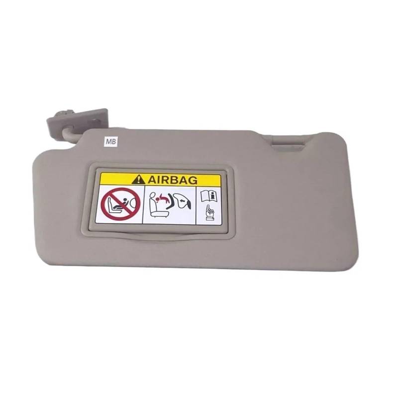 Visier 1PC Links Rechts Sonnenblende Mit Make-Up Spiegel Für Nissan Für Sunny 2011 2012 2013 2014 2015 2016 2017 Sonnenblende(Links) von Drkxdt