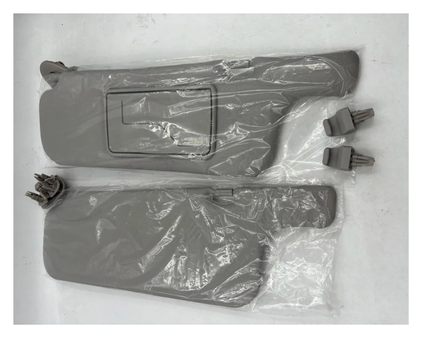 Visier 2-teiliges Auto-Sonnenblende Für Toyota Für Corolla 2003-2012, Make-up-Spiegel, Sonnenschutz, Innere Frontscheiben-Sonnenblende Sonnenblende(Gray L and R 2 pcs) von Drkxdt
