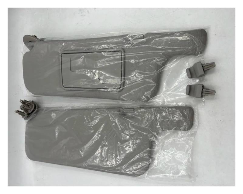 Visier 2-teiliges Auto-Sonnenblende Für Toyota Für Corolla 2003-2012, Make-up-Spiegel, Sonnenschutz, Innere Frontscheiben-Sonnenblende Sonnenblende(Gray L and R 2 pcs) von Drkxdt