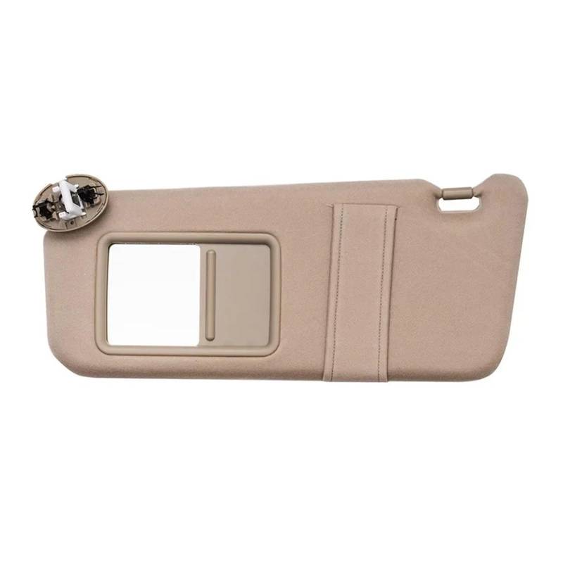 Visier 74320-06800-B0 74310-06770-Links Rechts Fahrer Passagier Seite Sonnenblende Sonnenschirm Für Toyota Für Camry Sonnenblende Mit Licht 2007-2011 Sonnenblende(Beige Left) von Drkxdt