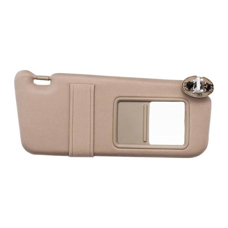 Visier 74320-06800-B0 74310-06770-Links Rechts Fahrer Passagier Seite Sonnenblende Sonnenschirm Für Toyota Für Camry Sonnenblende Mit Licht 2007-2011 Sonnenblende(Beige Right) von Drkxdt