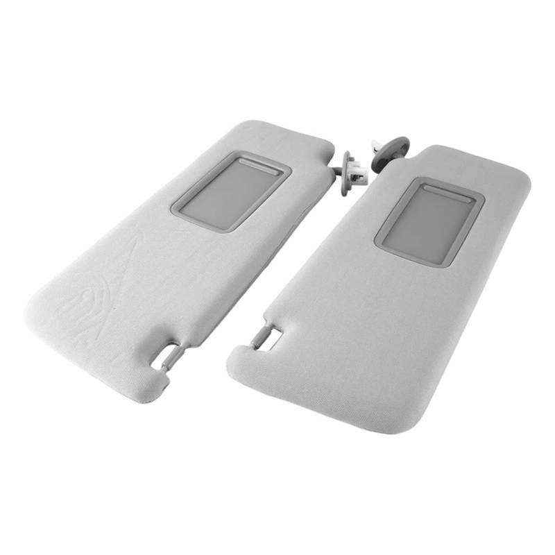 Visier 74320-35A91-B1Car Sonnenschutz Sonnenblende Mit Spiegel Innen Grau Für Toyota Für 4RUNNER 2010-2023 Zubehör Sonnenblende von Drkxdt