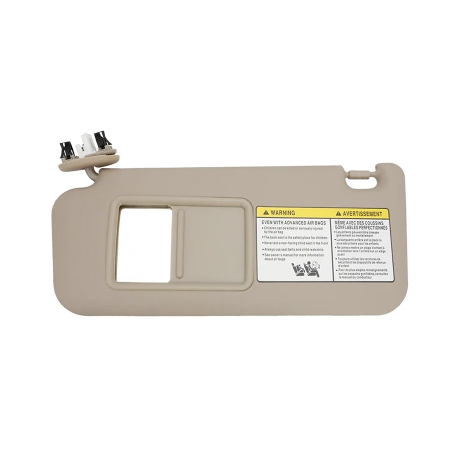 Visier 7432042420B0 Auto Sonnenblende Links Fahrer Für Toyota Für RAV4 2004 2005 Seite Sonnenschutzdach Sonnenschirm Schiebedach Schild 74320-42420-B0 Sonnenblende(Beige Left) von Drkxdt