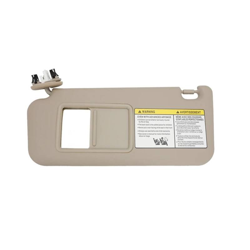 Visier 7432042420B0 Auto Sonnenblende Links Fahrer Für Toyota Für RAV4 2004 2005 Seite Sonnenschutzdach Sonnenschirm Schiebedach Schild 74320-42420-B0 Sonnenblende(Beige Left) von Drkxdt