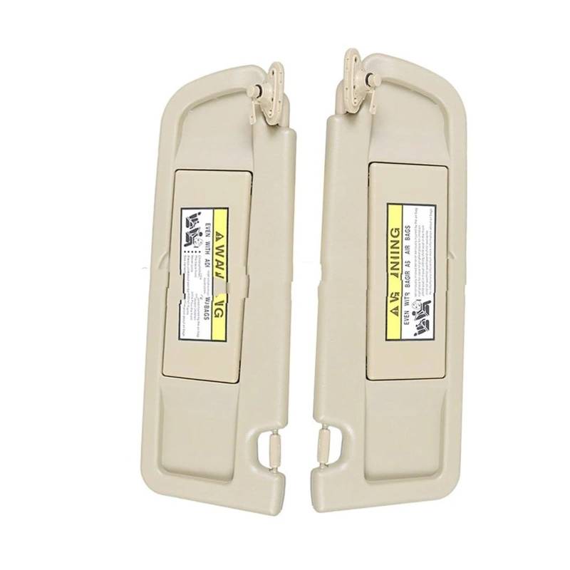 Visier 83230-SNA-A01ZB Sonnenblenden Für Die Linke Fahrer- Oder Rechte Beifahrerseite Für Civic 2006 2007 2008 2009 2010 2011 Sonnenblende(Pair Beige) von Drkxdt