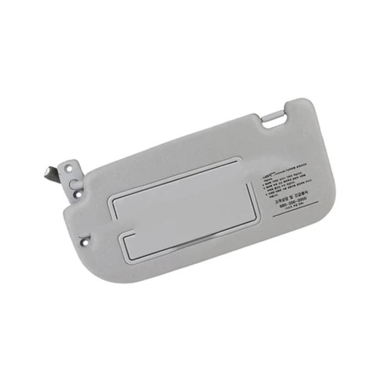 Visier 85202-03000EZ 85201-03000EZ 85201-03000LX 852021F210LX Sonnenschutz Sonnenschirm Auto Innen Sonnenblende Für Kia Für Sportage 2005-2010 Sonnenblende(Grey Right) von Drkxdt