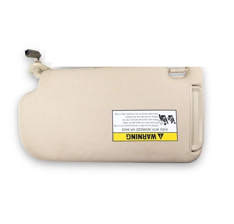 Visier 852202e000xu Für Sonata Für Tucson 2005-2009 Fahrer Passagier Seite Sonnenblende Tan Tuch OEM 852102e000xu Sonnenblende(Links) von Drkxdt