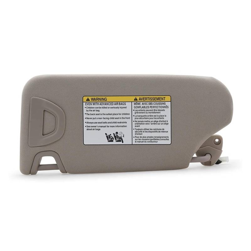 Visier 96400-3TA2A Links Fahrer Rechts Passagier Seite Sonnenblende Mit Licht Für Nissan Für Altima 2013 2014 2015 2016 2017 2018 96401-3TA2A Sonnenblende(Beige Right) von Drkxdt