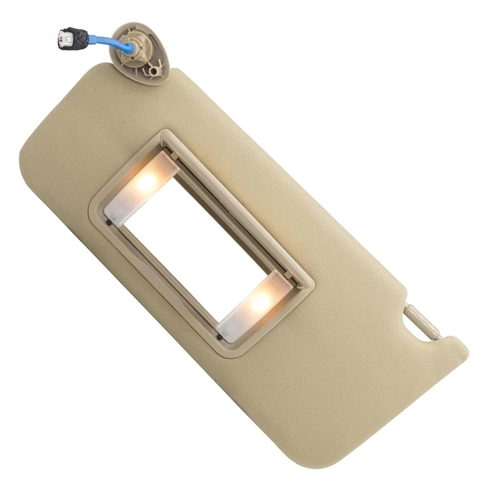 Visier Auto-Innenraum-Sonnenblenden-Panel Mit Make-up-Spiegel Und Licht Für Accord 2008 2009 2010 2011 2012 2013 2014 2015 2016 Sonnenblende(Beige Left) von Drkxdt
