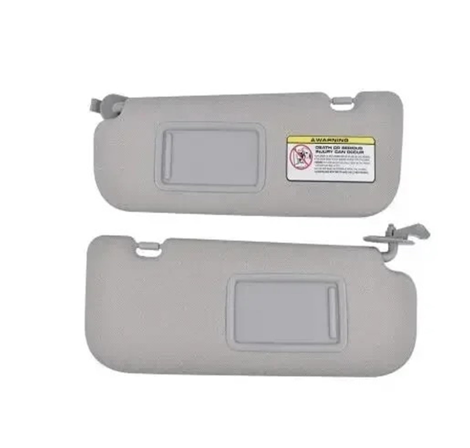 Visier Auto-Sonnenblende 852103X000 TX Beige Innensonnenschutz Sonnenschutz Ersatz Für Hyundai Für Elantra 2011 2012 2013 2014 2015 Sonnenblende(Gray Pair) von Drkxdt