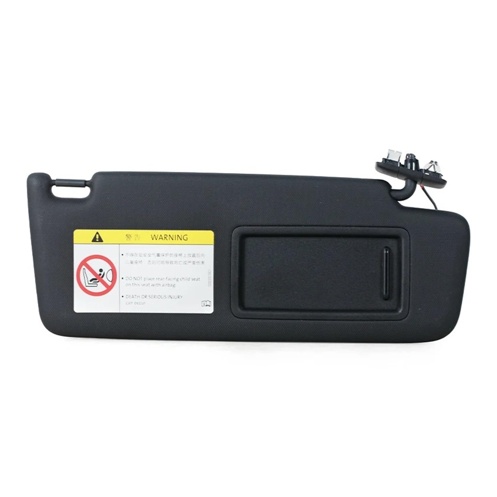 Visier Auto-Sonnenblende Mit Spiegel Für VW Für Jetta Für Skoda Für Octavia Für Xinrui Für Santana 5G0857551 5G0857552 5GG857551 5GG857552 Sonnenblende(Schwarz rechts) von Drkxdt