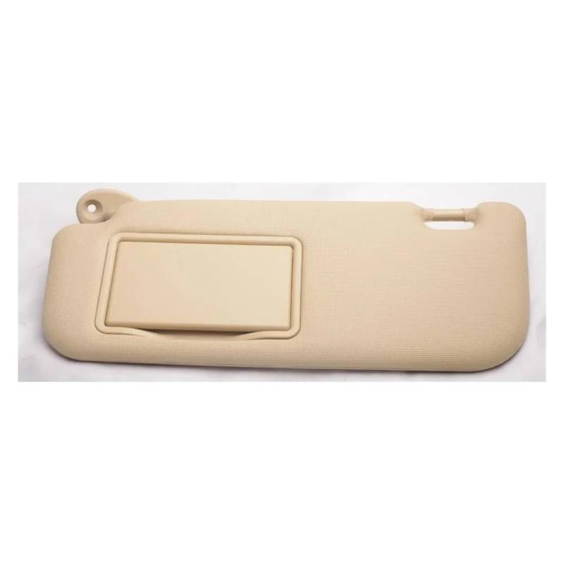 Visier Beige Grau Links Rechts Für Toyota Für Corolla Sonnenblende Mit Make-Up Spiegel 2014 2015 2016 2017 2018 Sonnenblende(Beige Left) von Drkxdt