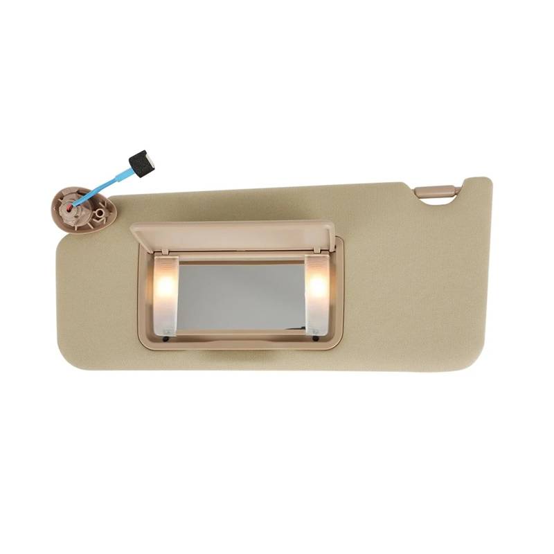 Visier Beige Links Rechts Auto Sonnenblende Schatten Mit Licht Für Accord Coupe Limousine 2008-2012 2010 2011 83280-TA5-A51ZA Sonnenblende(Links) von Drkxdt