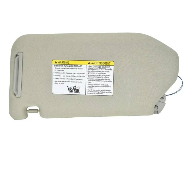 Visier Beige Links Rechts Fahrer Eitelkeit Licht Lampe Auto Sonnenblende Für Nissan Für Pathfinder 2013-2018 Für Infiniti QX60 2014-2017 JX35 Sonnenblende(Links) von Drkxdt