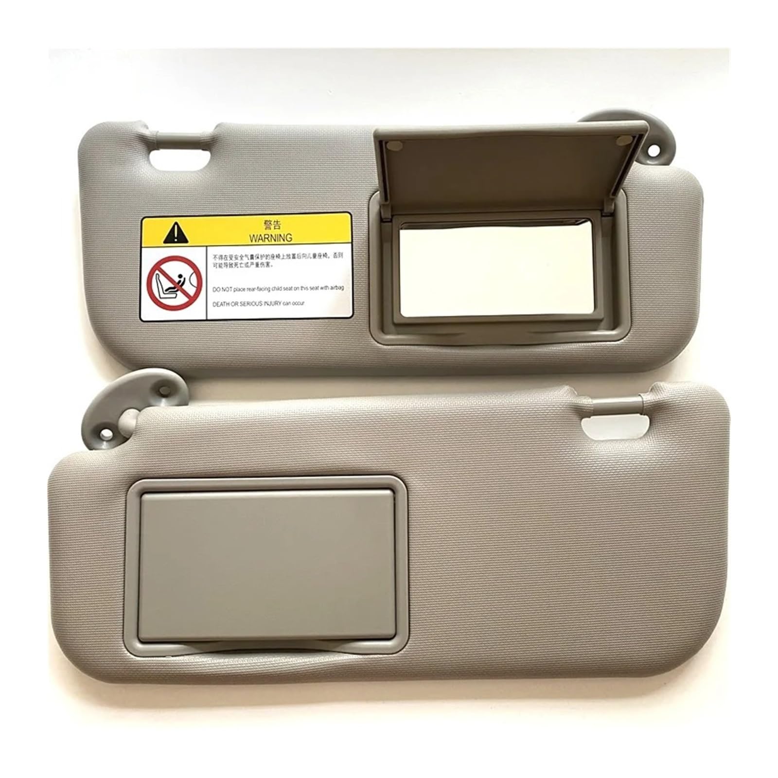 Visier Ersatzvisier Für Toyota Für Corolla 2020 Für Hybrid Links/rechts Fahrerseite Sonnenblende 74320-02B21 74310-02K91 Sonnenblende(Left and Right Gray) von Drkxdt