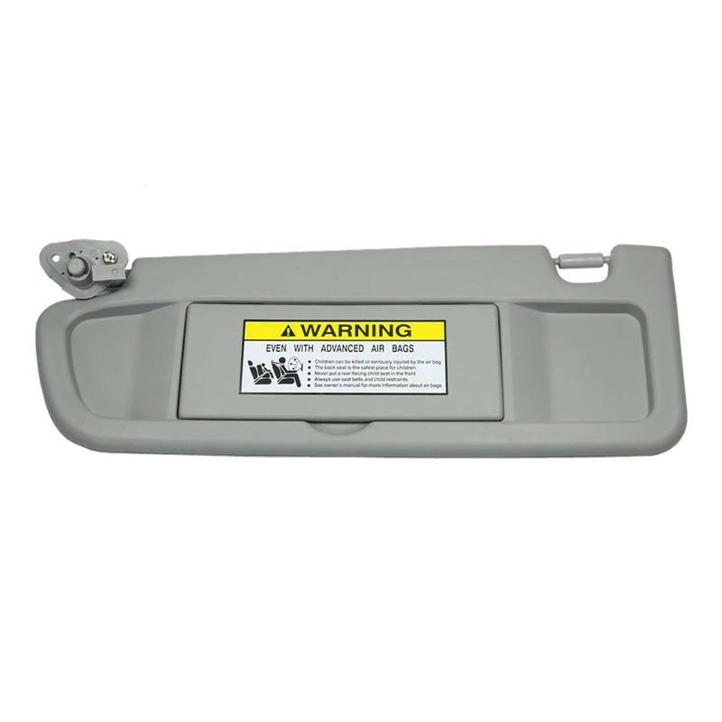 Visier Für Civic 2006-2011 Auto Frontscheibe Sonnenblende Bord Mit Spiegel Sonnenschutz Schild Bord Sonnenblende(Gray Left Side) von Drkxdt