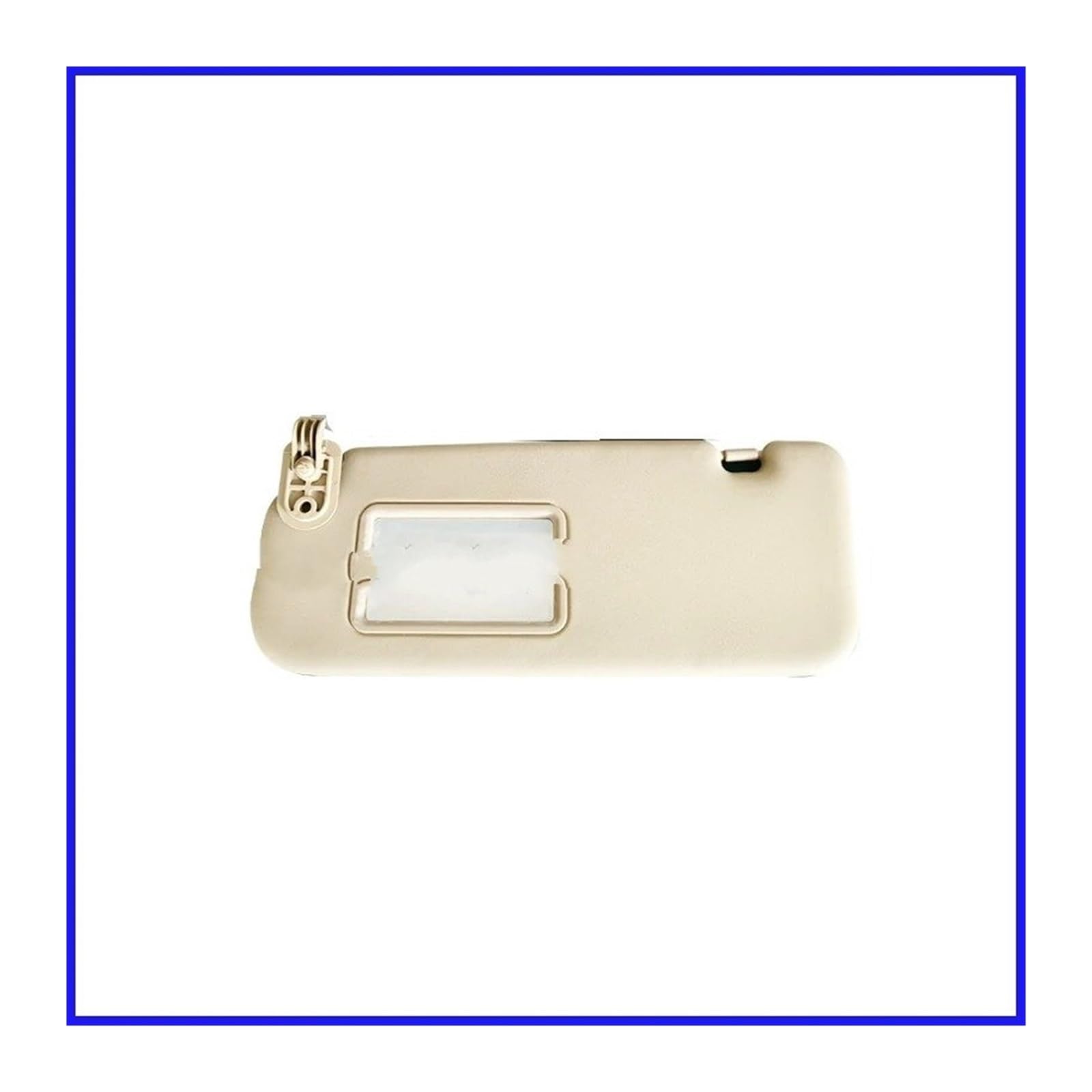 Visier Für Den Einsatz In Für Hyundai Für Accent 1E Rena 2011 2012 2013-2015 85210-1R000 Graubeige Visier-Make-up-Spiegel Autozubehör Sonnenblende(Beige Left) von Drkxdt