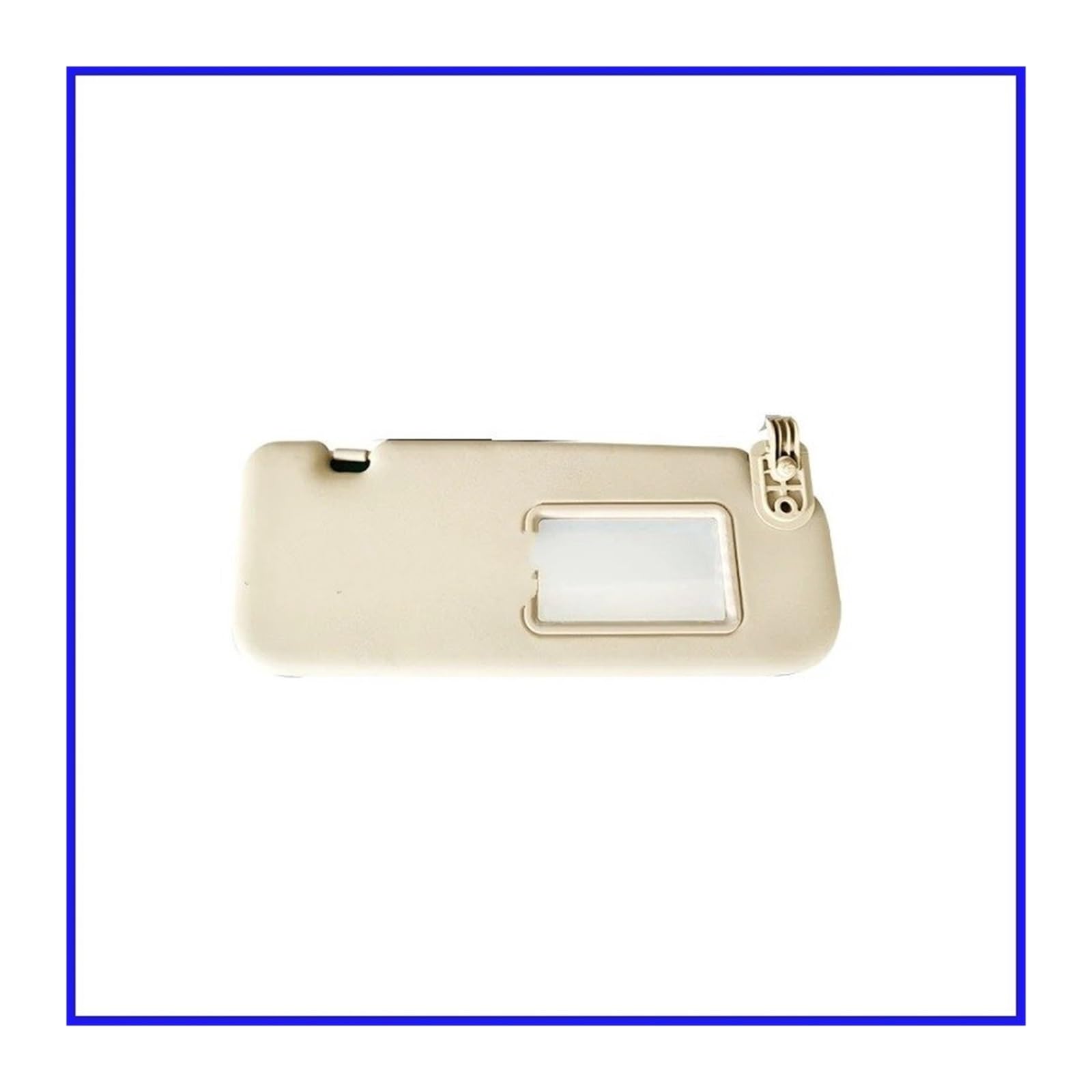 Visier Für Den Einsatz In Für Hyundai Für Accent 1E Rena 2011 2012 2013-2015 85210-1R000 Graubeige Visier-Make-up-Spiegel Autozubehör Sonnenblende(Beige Right) von Drkxdt