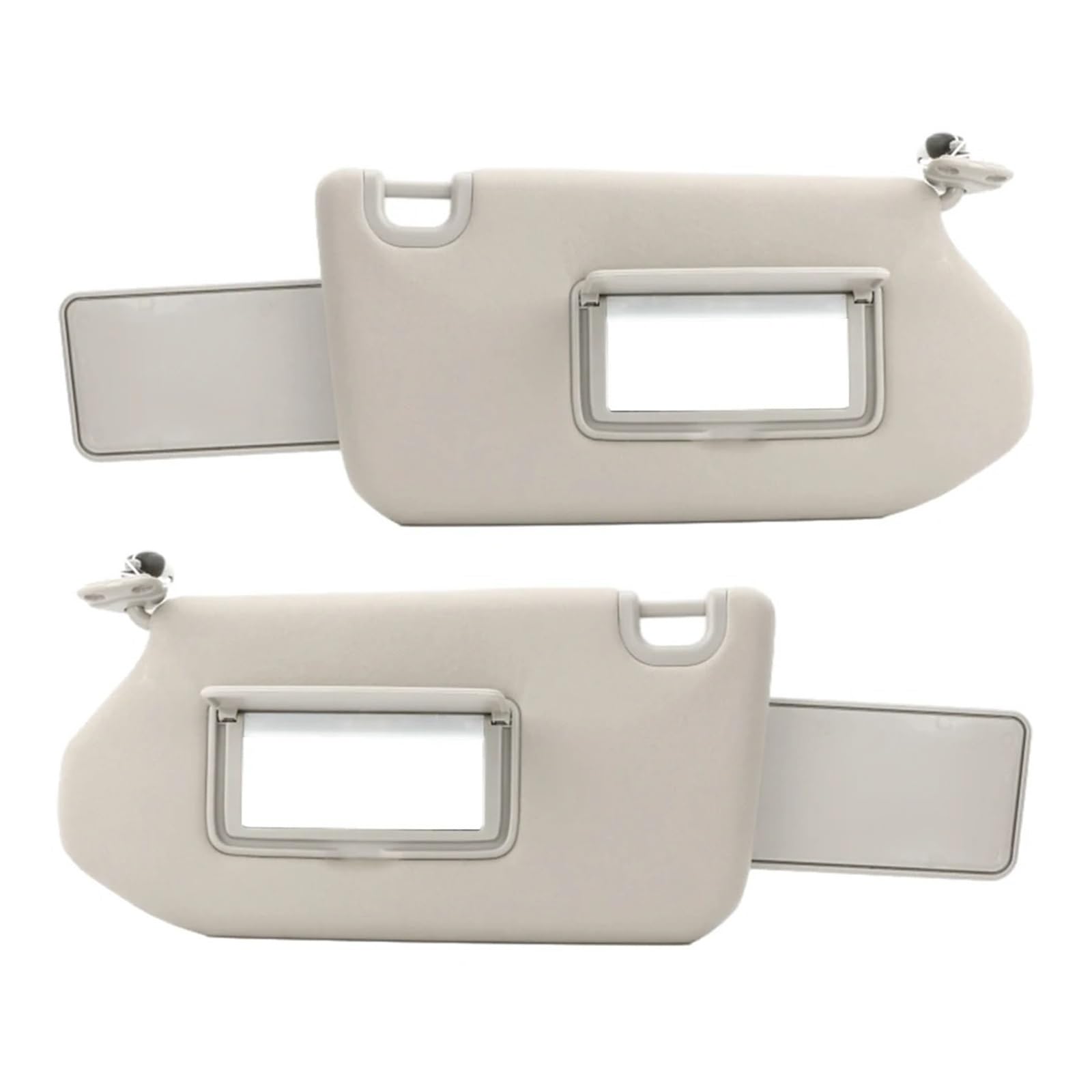 Visier Für Nissan Für Pathfinder 2013-2018 Für Infiniti QX60 2014-2017 JX35 2013 Links Rechts Fahrer Auto Sonnenblende Schatten Sonnenblende 96401-9PB0A Sonnenblende(Beige A Pair) von Drkxdt