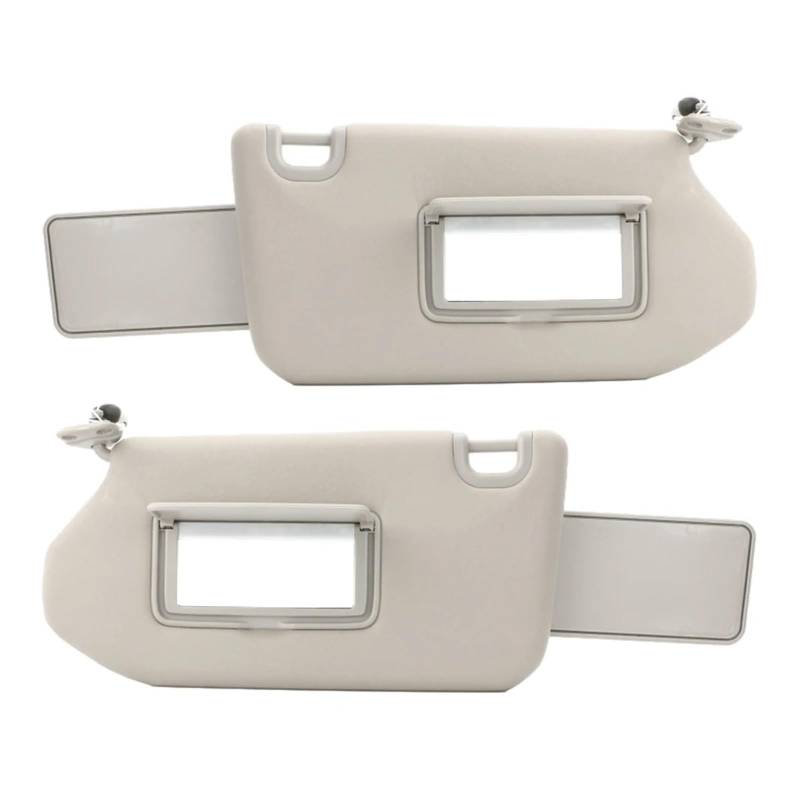 Visier Für Nissan Für Pathfinder 2013-2018 Für Infiniti QX60 2014-2017 JX35 2013 Links Rechts Fahrer Auto Sonnenblende Schatten Sonnenblende 96401-9PB0A Sonnenblende(Beige A Pair) von Drkxdt