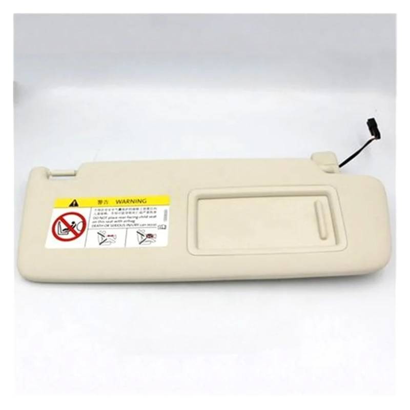 Visier Grau 5GG 857 551 5GG 857 552 Für Golf 7 MK7 Kosmetikspiegel Sonnenblende Shading Board Autoinnenraum Sonnenblende(Beige Right) von Drkxdt