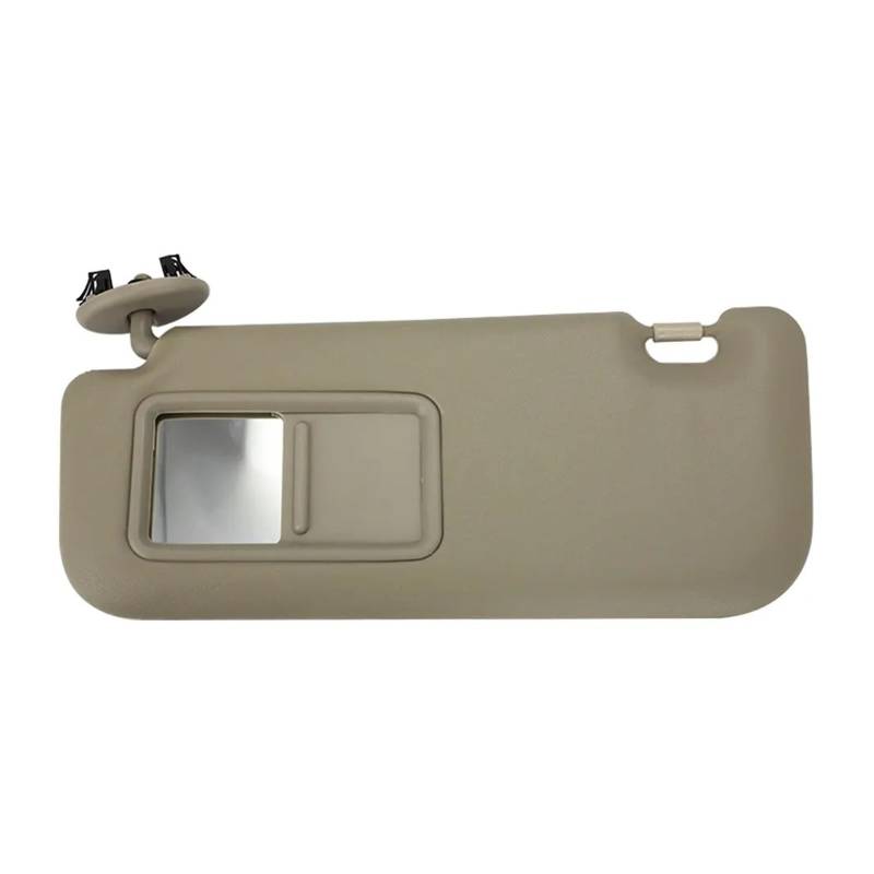 Visier Grau Beige Links Rechts Seite Fahrer Beifahrer Seite Sonnenblende Mit Spiegel Für Toyota Für Auris Für Corolla 2010 2011 2012 2013 Auto Innen Sonnenblende(Beige Left) von Drkxdt