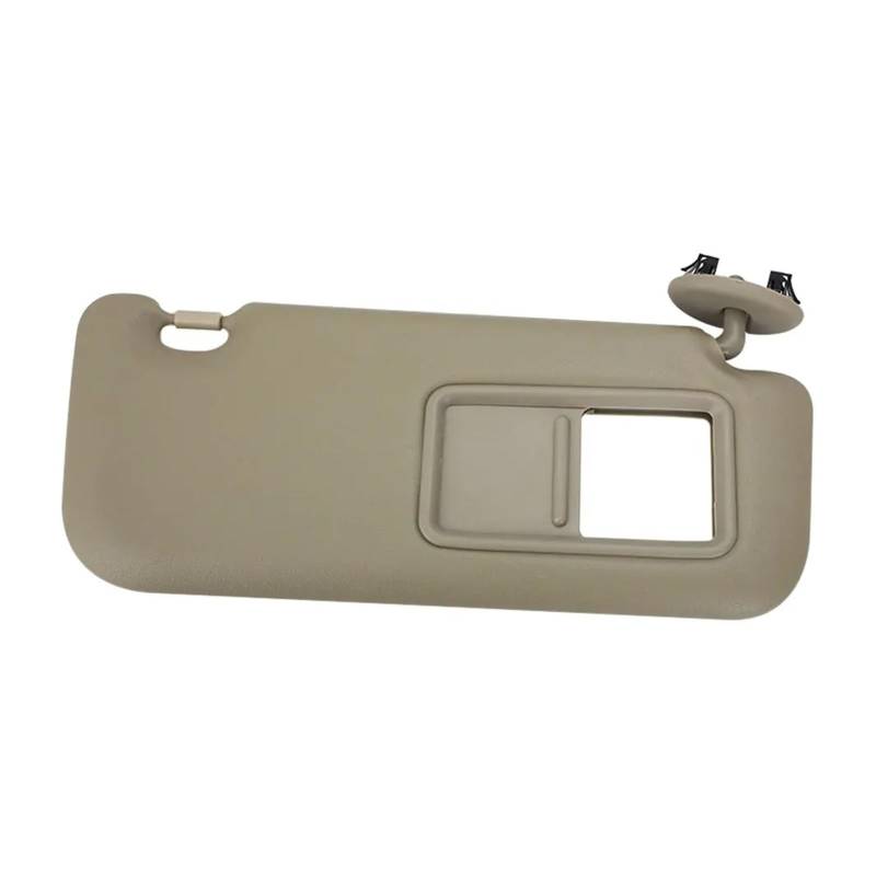 Visier Grau Beige Links Rechts Seite Fahrer Beifahrer Seite Sonnenblende Mit Spiegel Für Toyota Für Auris Für Corolla 2010 2011 2012 2013 Auto Innen Sonnenblende(Beige Right) von Drkxdt