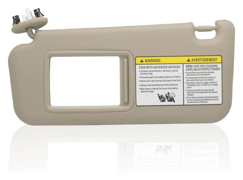 Visier Sonnenblende Auto Für Toyota Für RAV4 2006 2007 2008 2009 2010 2011 2012 2013 74320-42501-B2 74320-42501-A1 74310-42451-A1 Sonnenblende(Beige Left Side) von Drkxdt