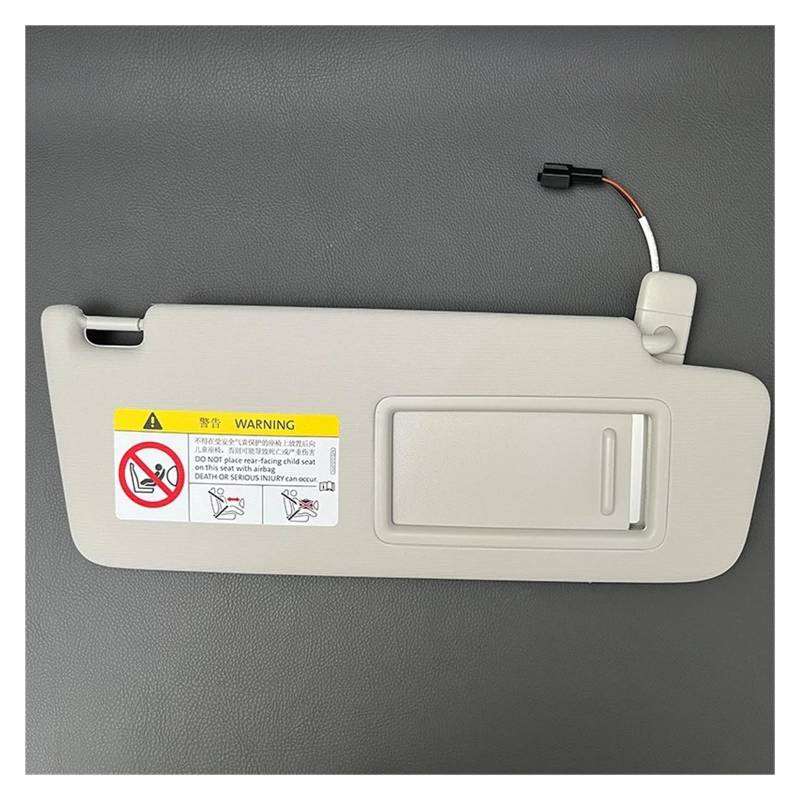 Visier Sonnenblende Make-Up Spiegel 5G0857551 5G0857552 Für VW Für Golf 7 7,5 Für Passat B8 CC Für Jetta MK7 A7 Für Skoda Für Octavia 3 Grau Innen Sonnenblende(Recht) von Drkxdt
