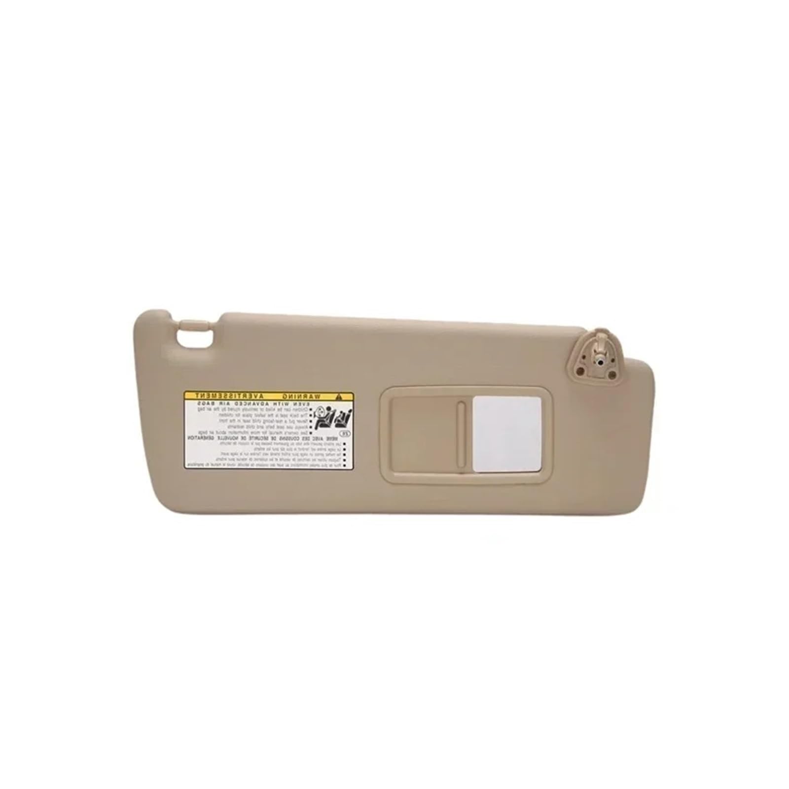 Visier Sonnenblende Mit Make-up-Spiegel Für Toyota Für Highlander 2004–2007 Haupt-Beifahrerseite Innen-Autoteile 74320-48260-A0 Sonnenblende(Beige Right) von Drkxdt