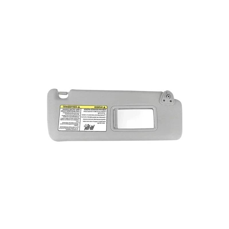 Visier Sonnenblende Mit Make-up-Spiegel Für Toyota Für Highlander 2004–2007 Haupt-Beifahrerseite Innen-Autoteile 74320-48260-A0 Sonnenblende(Gray Right) von Drkxdt