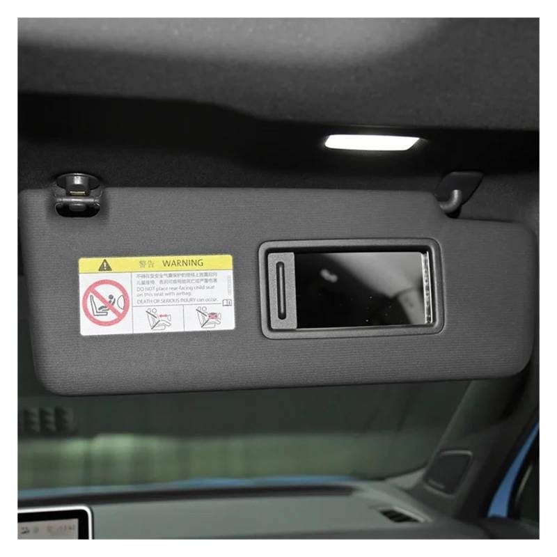 Visier Sonnenschutz Visier Für VW ID3 ID4 ID4X ID6 ID6 Auto Innen Sonnenblende Zubehör Sonnenblende(ID4 Black Right) von Drkxdt
