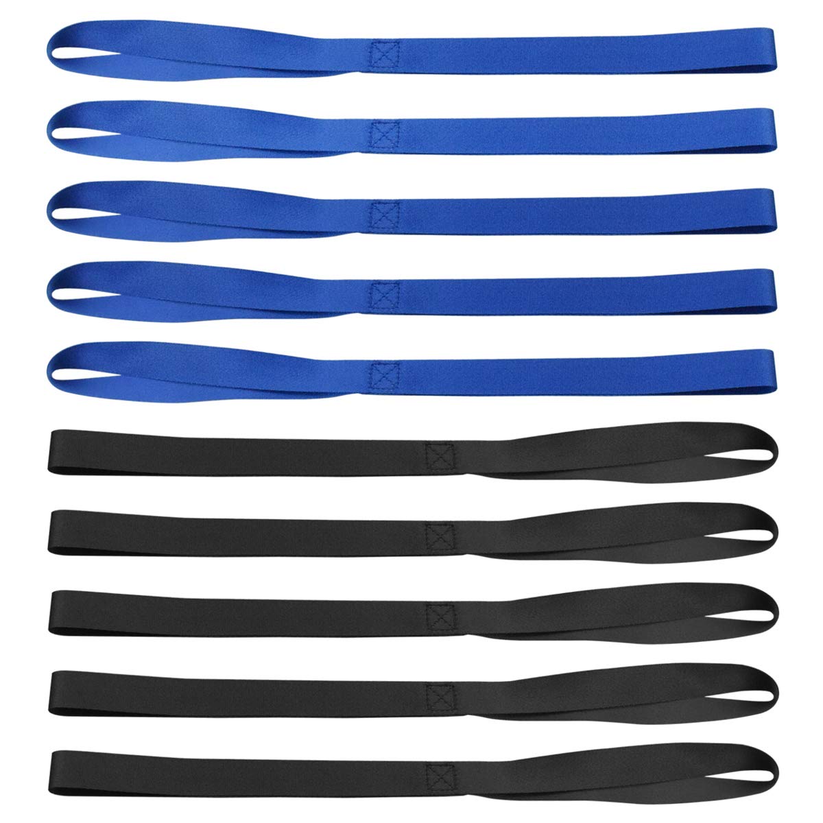 10 Stück Zurrschlaufen Schlaufen Spanngurte 46x2,5cm Zurrgurte Schlaufe Weiche Spanngurte mit Doppelschlaufen für Motorrad Auto Dirtbike ATV UTV Transport, Schwarz+Blau 10 Stück Zurrschlaufen Schlaufen Spanngurte 46x2,5cm Zurrgurte Schlaufe Weiche Spanngurte mit Doppelschlaufen für Motorrad Auto Dirtbike ATV UTV Transport, Schwarz+Blau von Drwosm