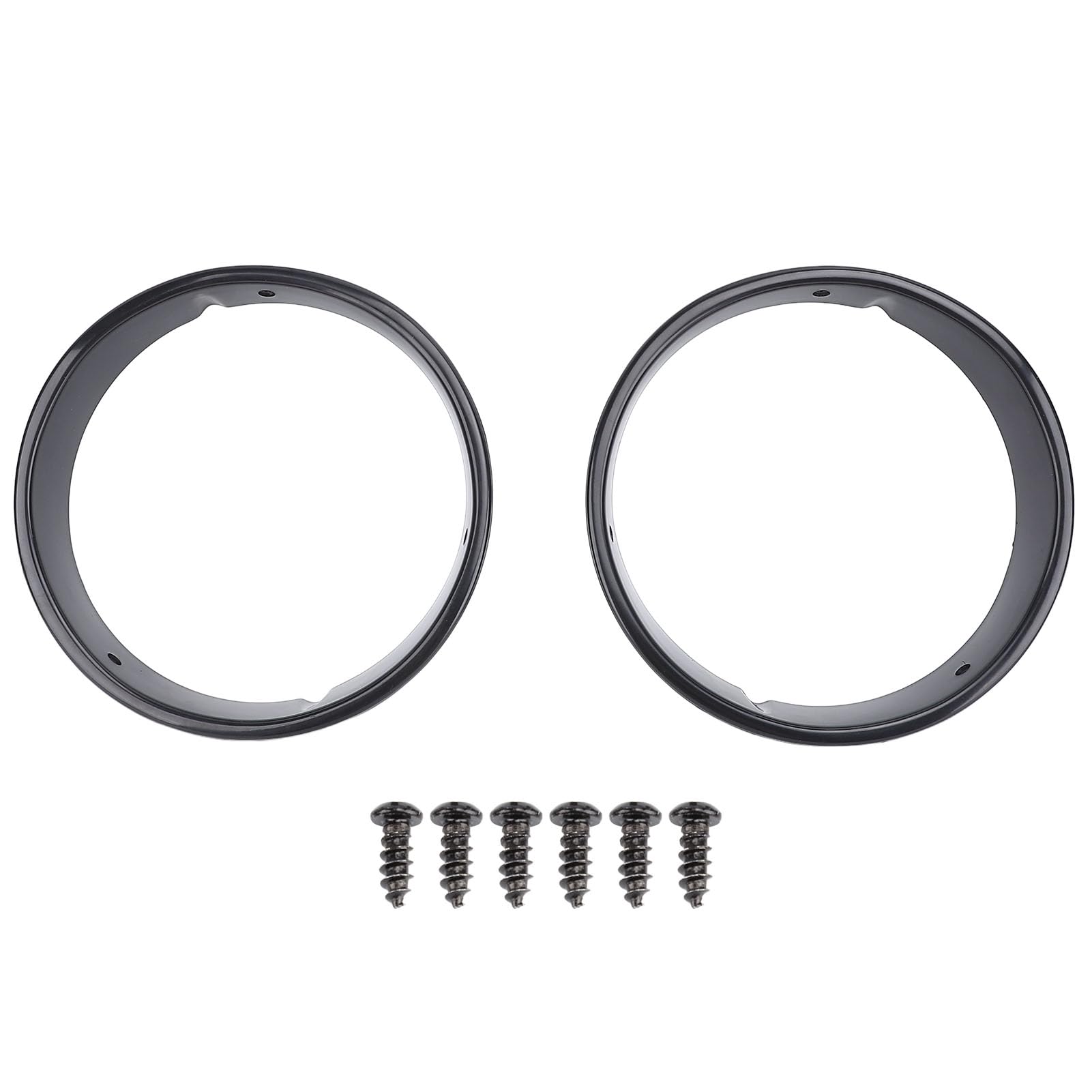 Dsacxixai 2pcs Schwarze Scheinwerfer -Benzabdeckung, Scheinwerfer -Trimmringring für Fahrzeuge TJ Direct Mount und Schutzdesign Dsacxixai 2pcs Schwarze Scheinwerfer -Benzabdeckung, Scheinwerfer -Trimmringring für Fahrzeuge TJ Direct Mount und Schutzdesign von Dsacxixai