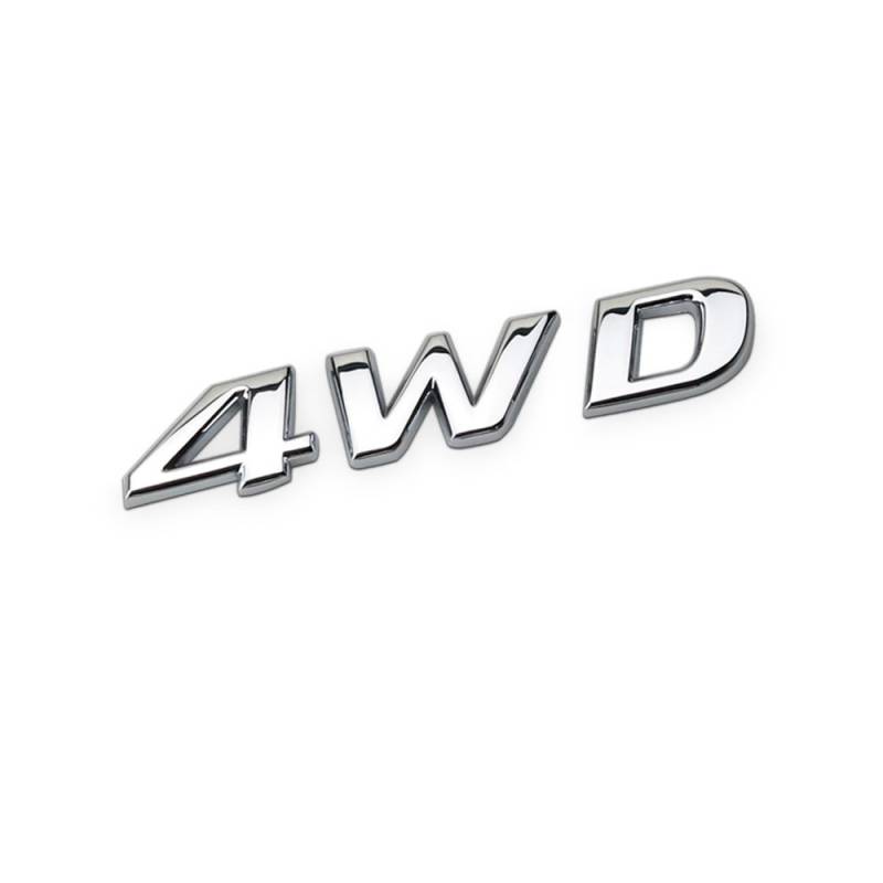 DSYCAR 3D Metall 4WD Auto Aufkleber Logo Emblem Abzeichen Aufkleber Aufkleber Auto Styling DIY Dekoration Zubehör für Universal Cars Moto Fahrrad Auto Styling Dekorative Zubehör (#2) von Dsycar
