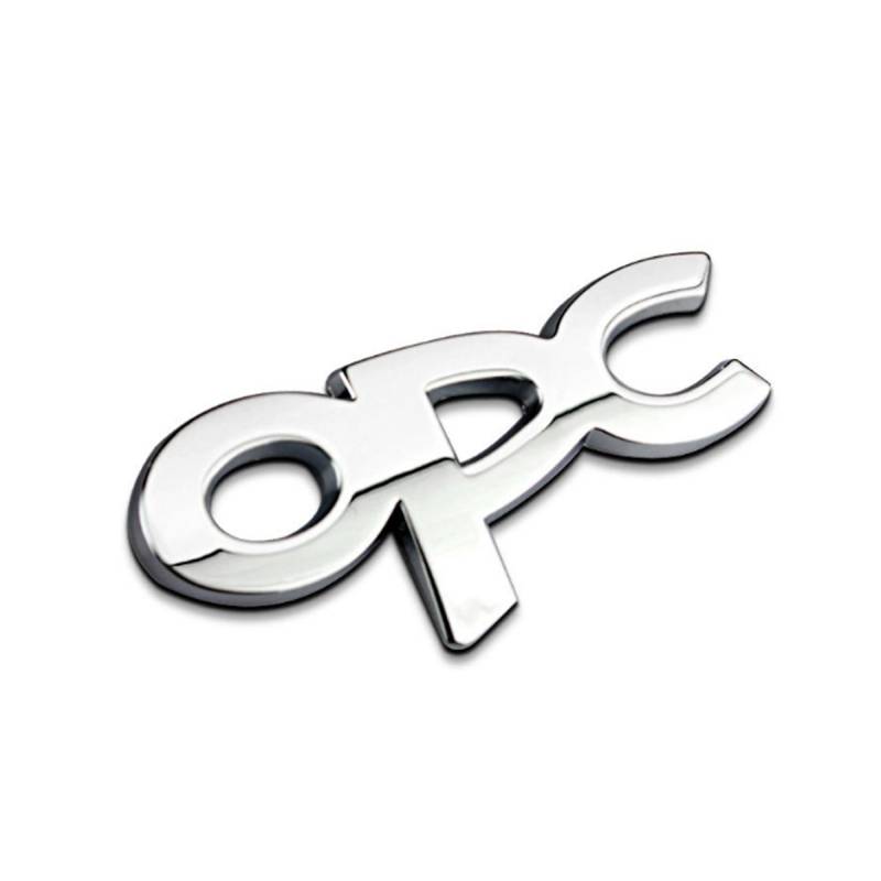 Dsycar 1 Stücke 3D Metall OPC Auto Seitenfender Kofferraum Emblem Abzeichen Aufkleber (2) von Dsycar