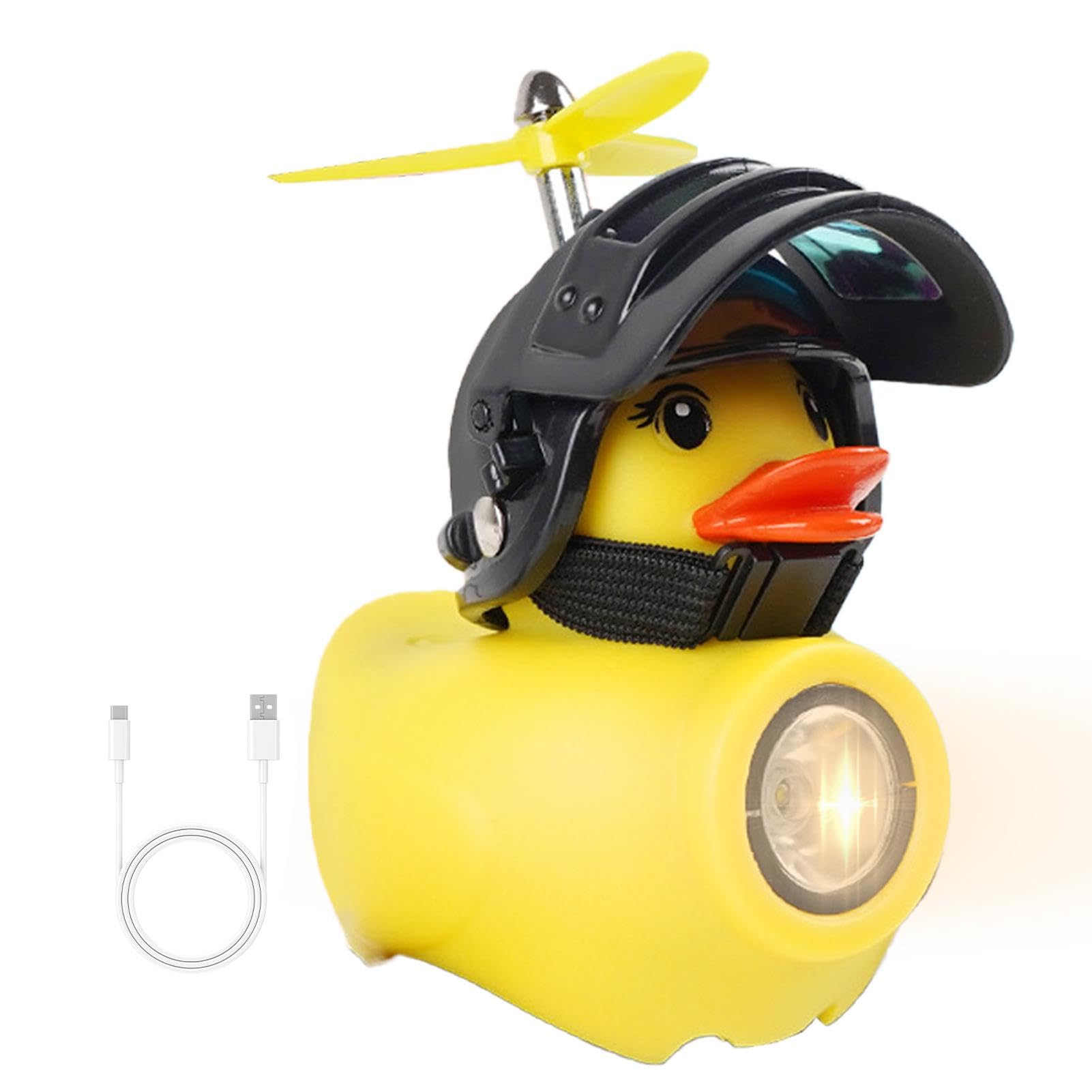 Dtaigou Motorradlenker Ente, Entenhorn - Fahrradlenker Entenhorn | Lustige Fahrrad-Entenglocke, niedliche Lautsprecher-Ente mit Propeller und Licht für Kinder und Erwachsene, die im Freien Radfahren Dtaigou Motorradlenker Ente, Entenhorn - Fahrradlenker Entenhorn | Lustige Fahrrad-Entenglocke, niedliche Lautsprecher-Ente mit Propeller und Licht für Kinder und Erwachsene, die im Freien Radfahren von Dtaigou