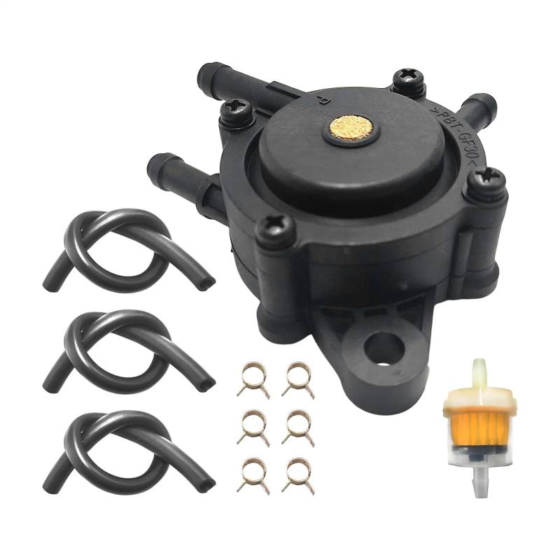 Dtaigou Rasenmäherölpumpe mit Filter, Mähölpumpe mit Filter - Kleine Motorpumpe mit Ölfilter - Kee-resistente hocheffiziente Motorersatzteile für die Garten-Garten-Terrasse verwenden von Dtaigou