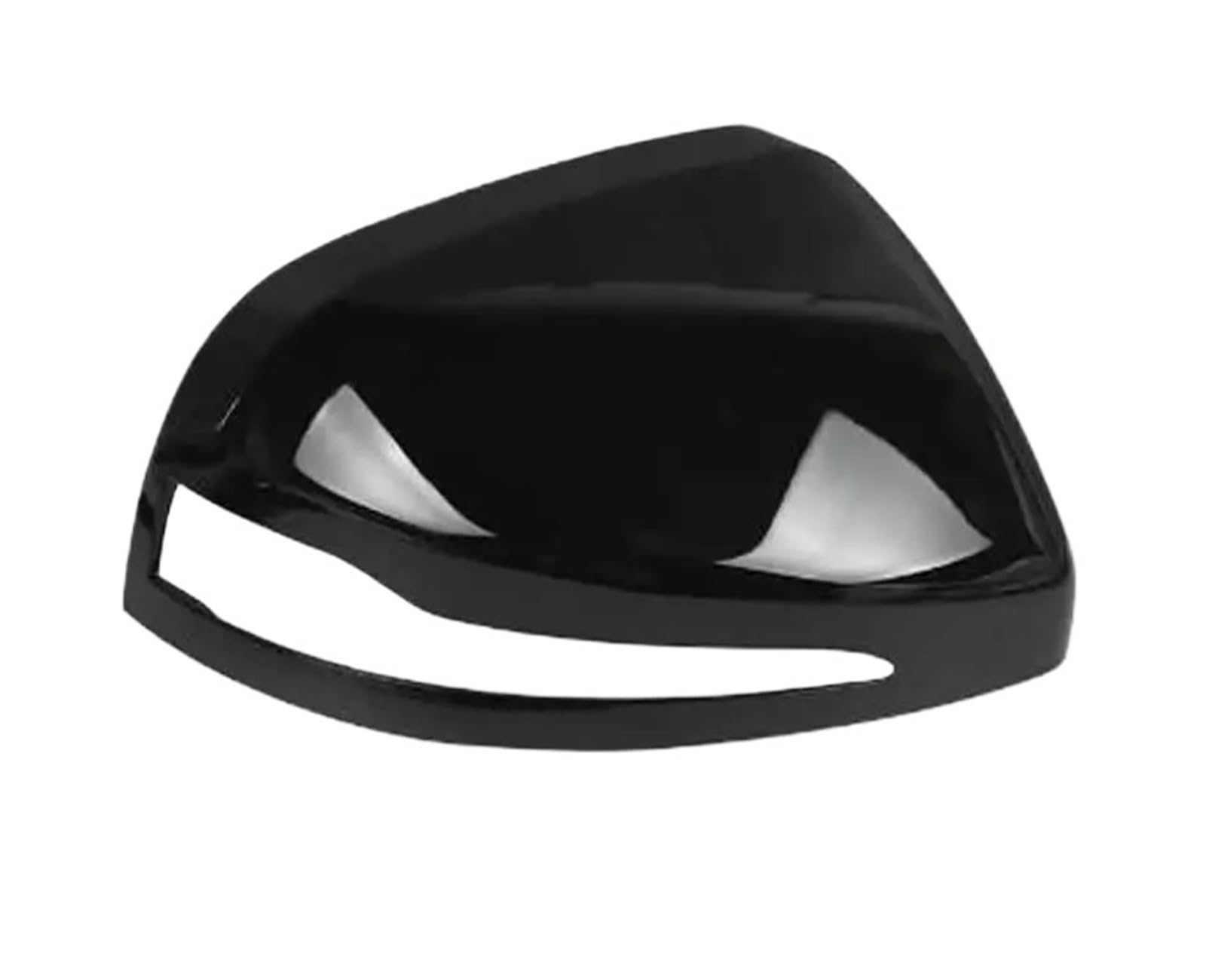Auto Spiegelkappe Für Benz Für Vito V260 2016 2017 2018-2023 Auto Umkehr Spiegel Abdeckung Rückspiegel Gehäuse Shell Schwarz Farbe Spiegelkappen Außenspiegel(1piece with hole R) von Dtbdfak