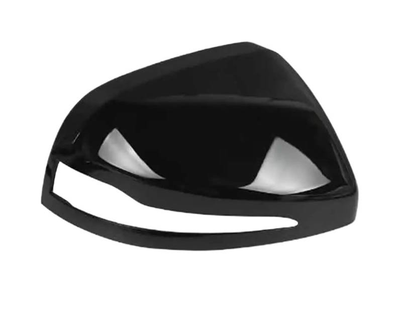 Auto Spiegelkappe Für Benz Für Vito V260 2016 2017 2018-2023 Auto Umkehr Spiegel Abdeckung Rückspiegel Gehäuse Shell Schwarz Farbe Spiegelkappen Außenspiegel(1piece with hole R) von Dtbdfak