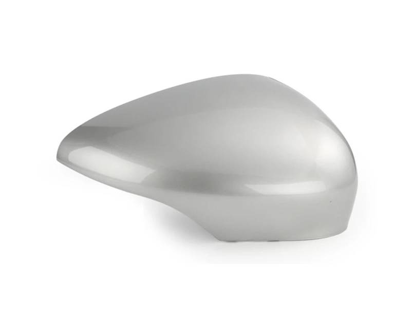Auto Spiegelkappe Für Ford Für Fiesta 2009-2016 Rückspiegel Shell Gehäuse Flügel Tür Seite Spiegel Abdeckung Farbe Lackiert Spiegelkappen Außenspiegel(1piece silver R) von Dtbdfak
