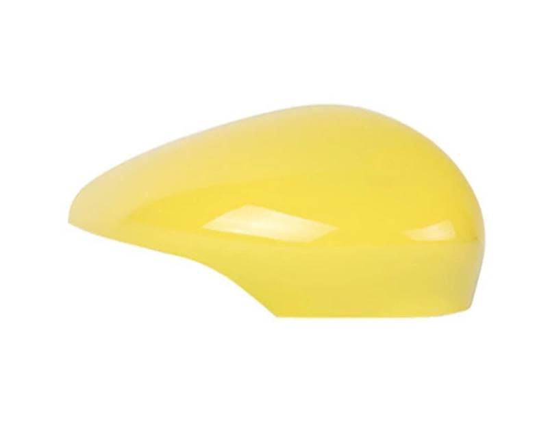 Auto Spiegelkappe Für Ford Für Fiesta 2009-2016 Rückspiegel Shell Gehäuse Flügel Tür Seite Spiegel Abdeckung Farbe Lackiert Spiegelkappen Außenspiegel(1piece yellow R) von Dtbdfak