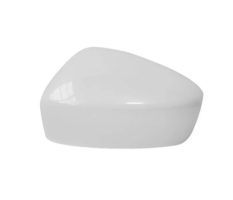 Auto Spiegelkappe Für Mazda Für CX-5 CX5 2013 2014 Auto Außen Rückspiegel Abdeckung Seite Spiegel Gehäuse Shell Farbe Lackiert 1 Stück Spiegelkappen Außenspiegel(1piece pearl white L) von Dtbdfak
