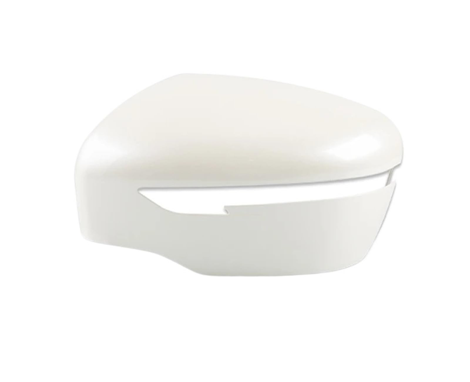 Auto Spiegelkappe Für Nissan Für X-Trail Für Qashqai 2014-2022 Auto Seitenspiegel Abdeckung Rückspiegelkappe Farbe Lackiert Spiegelkappen Außenspiegel(1piece white L) von Dtbdfak