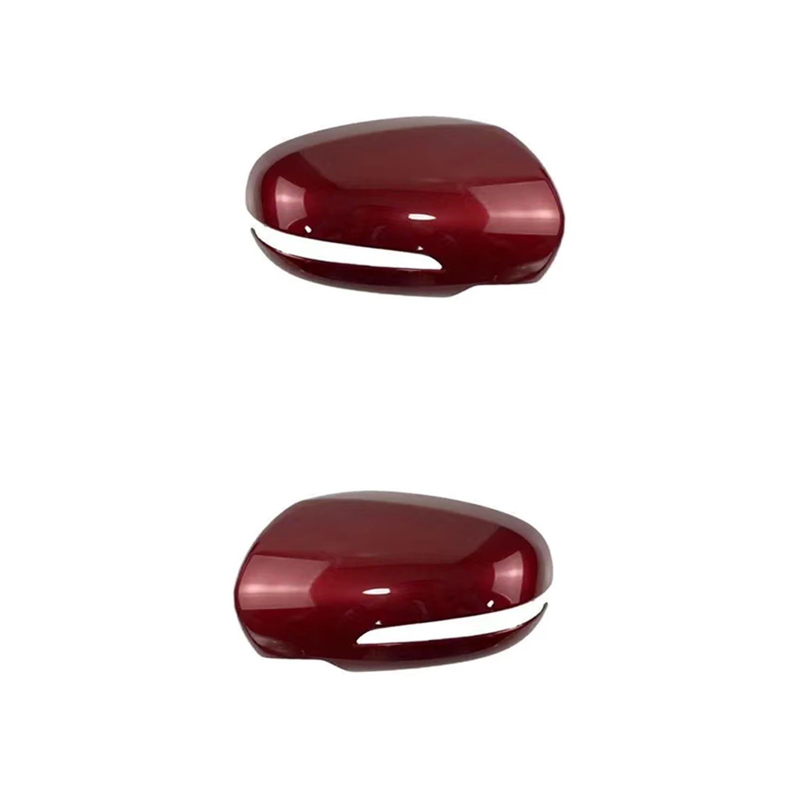 Auto Spiegelkappe Für Suzuki Für Vitara SX4 Für S-Cross 2015-2019 Auto Links Rechts Seite Flügel Hinten Spiegel Abdeckung Fall Kappe Shell Spiegelkappen Außenspiegel(Red a pair) von Dtbdfak