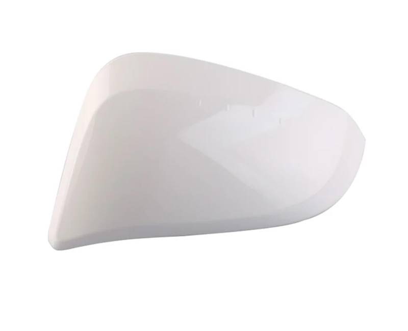 Auto Spiegelkappe Für Toyota Für RAV4 2014 2015 2016-2019 Auto Rückspiegel Abdeckung Rückspiegel Shell Gehäuse Farbe Lackiert Spiegelkappen Außenspiegel(1piece white L) von Dtbdfak
